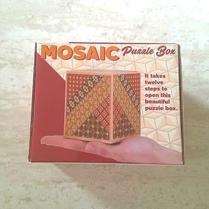 NWT Bits and Pieces Mosaic Puzzle Box. One size.